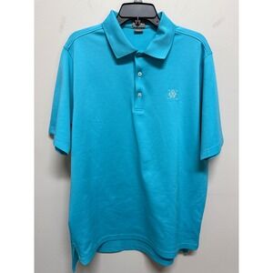 Fennec (Blue) Polo Shirt Mens‎ LargeWith Wichita Country Club Logo